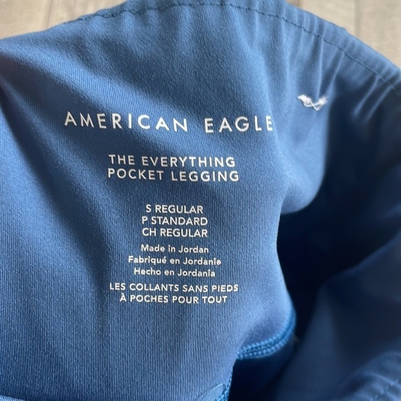 American Eagle Size Small Blue High-Waisted Leggings - Picture 4 of 8